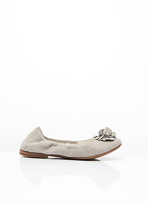 Ballerines matière lisse chiquet beige ROMAGNOLI fille