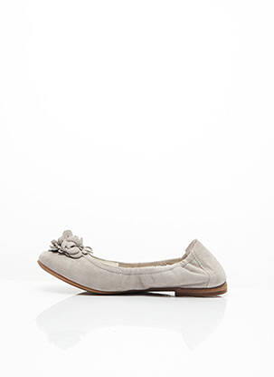 Ballerines matière lisse chiquet beige ROMAGNOLI fille