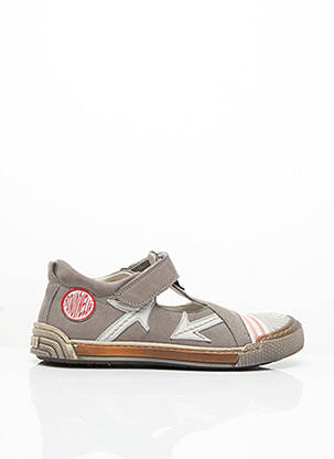 Sandales/nu pieds tissage satiné bout rond gris RONDINELLA garçon