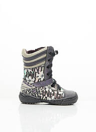 Bottines/boots fermeture zip et lacets bout rond gris RONDINELLA fille