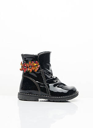Bottines/boots matière lisse bout rond noir STONES AND BONES fille