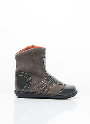 Bottines/boots nubuck bout rond gris FALCOTTO garçon