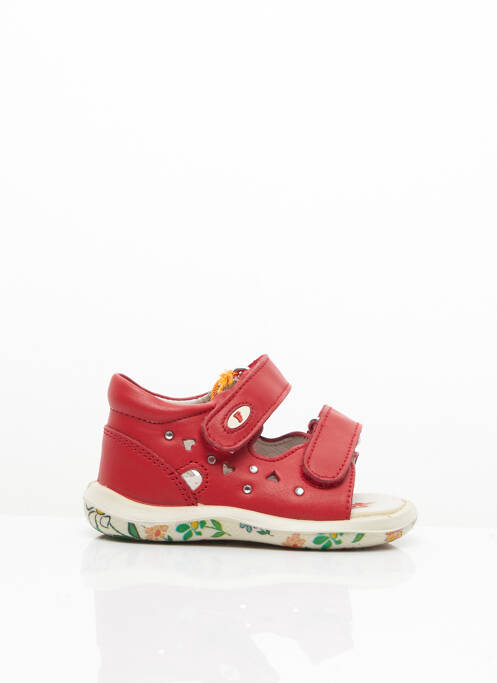 Sandales/Nu pieds rouge FALCOTTO pour fille