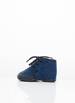 Bottillons empiècements bout rond bleu BELLAMY garçon