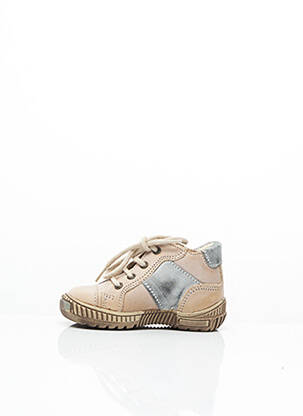 Bottillons matière lisse bout rond beige BELLAMY garçon