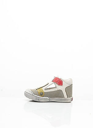 Sandales/nu pieds matière lisse bout rond gris BELLAMY garçon