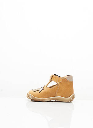 Sandales/nu pieds matière lisse bout rond beige BELLAMY garçon