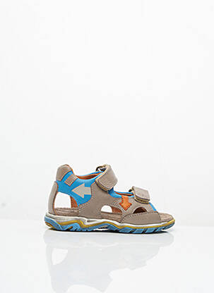 Sandales/nu pieds tissage satiné bout rond beige ROMAGNOLI garçon