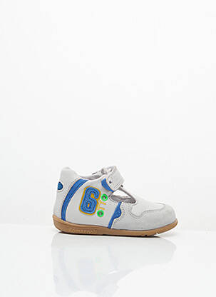 Sandales/nu pieds empiècements bout rond gris ROMAGNOLI garçon