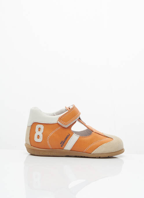 Sandales/Nu pieds orange ROMAGNOLI pour garçon