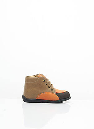 Bottillons nubuck bout rond beige BELLAMY garçon