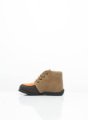 Bottillons nubuck bout rond beige BELLAMY garçon