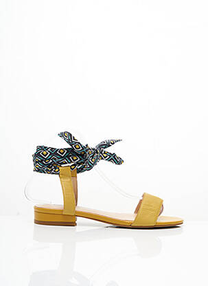 Sandales/Nu pieds jaune FUGITIVE pour femme