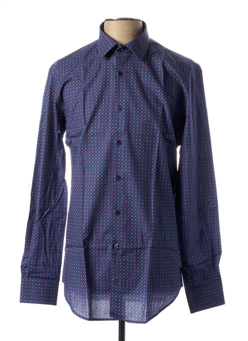 Chemise manches longues bleu BRIGHTON pour homme