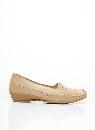 Chaussures de confort beige GF CONFORT pour femme