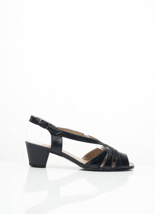 Sandales/Nu pieds noir HASLEY pour femme