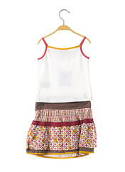 Ensemble blanc COUDEMAIL pour fille seconde vue