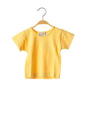 T-shirt jaune BFD CREATION pour fille seconde vue