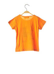 T-shirt orange CKS pour fille seconde vue