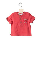 T-shirt rouge COUDEMAIL pour garçon seconde vue