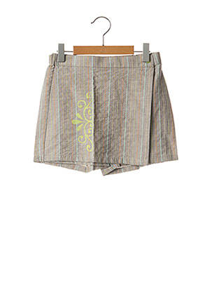 Jupe short gris KDM pour fille