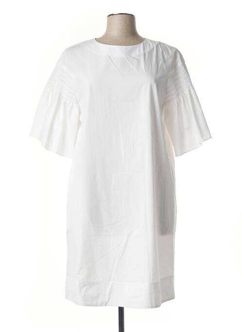 Robe mi-longue blanc WEEKEND MAXMARA pour femme