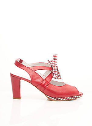 Sandales/Nu pieds rouge FOLLIA DOLCE pour femme
