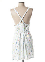 Robe courte blanc Y'COO pour femme seconde vue