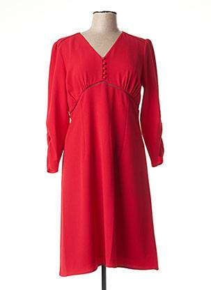 Robe mi-longue rouge MAISON 123 pour femme