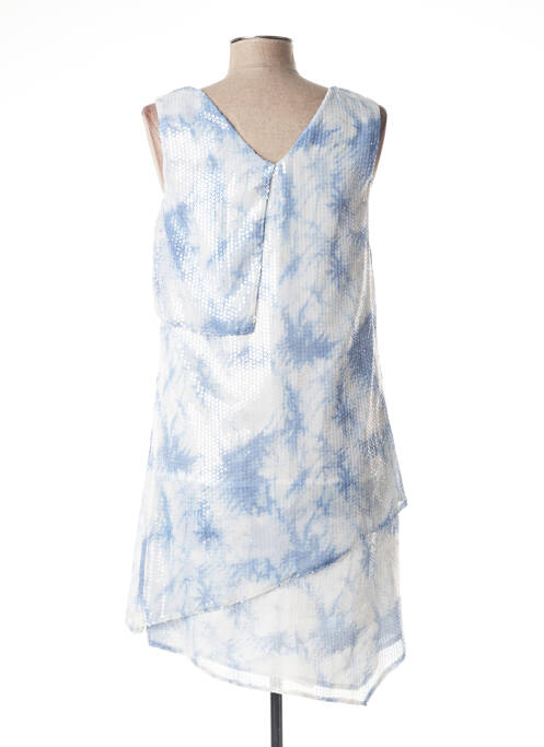 Robe mi-longue bleu 1 2 3 pour femme