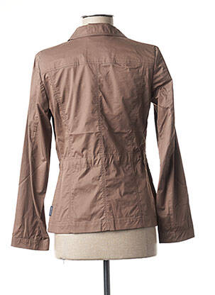 Veste casual col tailleur marron MARINA YACHTING femme