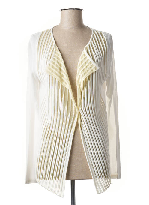 Gilet manches longues fermeture boutonnée sur le devant blanc ALDO MARTIN'S femme