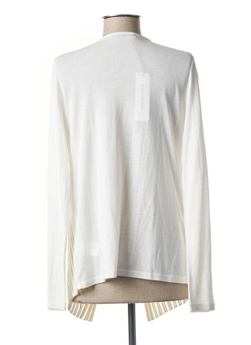 Gilet manches longues fermeture boutonnée sur le devant blanc ALDO MARTIN'S femme