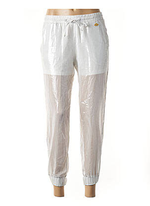 Pantalon 7/8 taille élastique gris FORNARINA femme