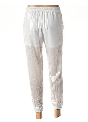Pantalon 7/8 taille élastique gris FORNARINA femme