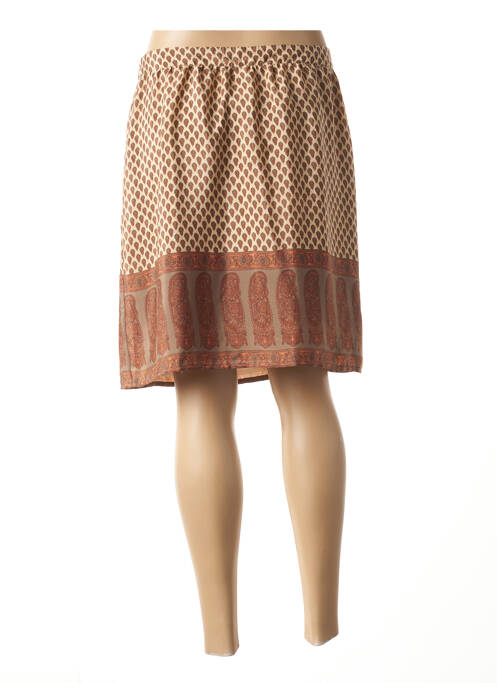 Jupe mi-longue beige MAISON 123 pour femme