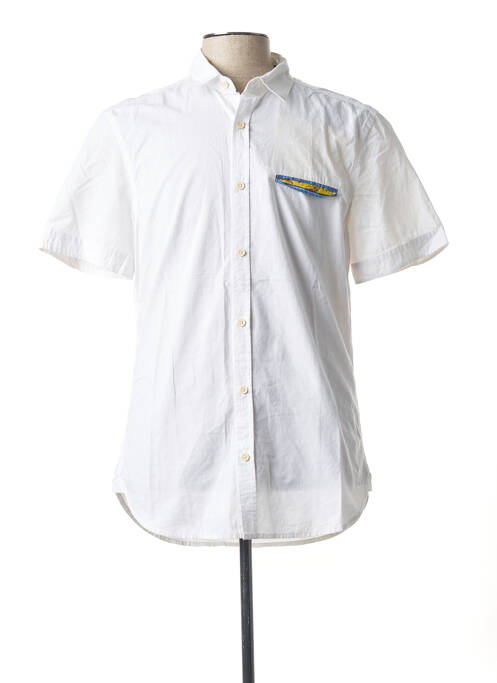 Chemise manches courtes blanc MEXX pour homme