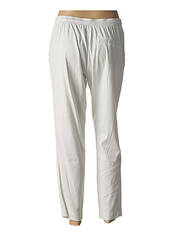 Pantalon droit blanc SAINT HILAIRE pour femme seconde vue
