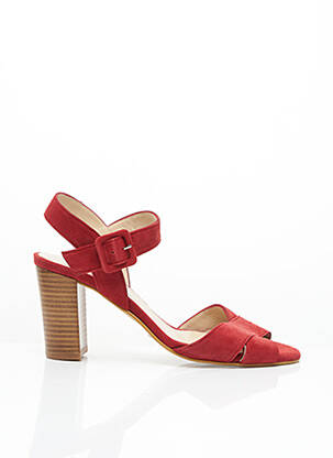 Sandales/Nu pieds rouge ANAKI pour femme