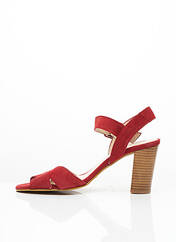 Sandales/Nu pieds rouge ANAKI pour femme seconde vue