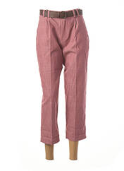 Pantalon 7/8 rose DIXIE pour femme seconde vue