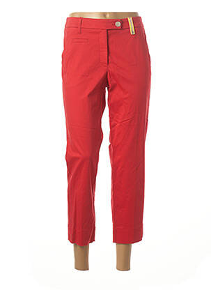 Pantalon 7/8 rouge ZERRES pour femme