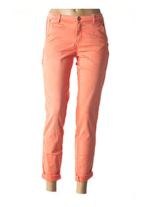 Jeans coupe slim orange SUMMUM pour femme
