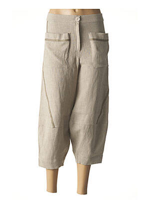 Pantalon 7/8 gris SEMIOLOGY pour femme