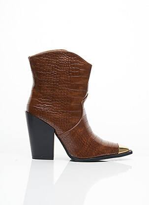 Bottines/Boots marron IDEAL SHOES pour femme