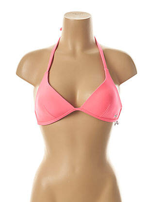 Haut de maillot de bain fermeture liens à nouer haut soutien-gorge moulé rose O'NEILL femme
