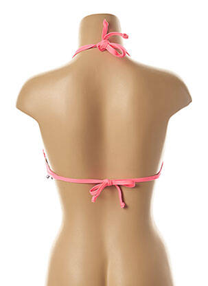 Haut de maillot de bain fermeture liens à nouer haut soutien-gorge moulé rose O'NEILL femme