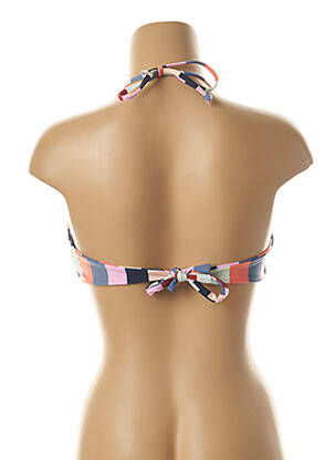 Haut de maillot de bain bretelles élastiquées amovibles haut soutien-gorge moulé bleu O'NEILL femme