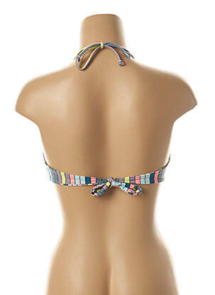 Haut de maillot de bain fermeture liens à nouer haut soutien-gorge emboitant bleu O'NEILL femme