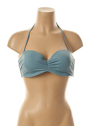 Haut de maillot de bain fermeture liens à nouer haut soutien-gorge emboitant bleu O'NEILL femme